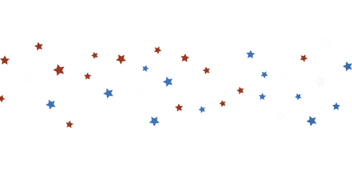 Stars - stars confetti on american independence day - Powered by Adobe