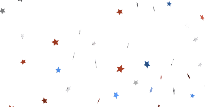 Stars - stars confetti on american independence day