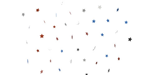 Stars - stars confetti on american independence day