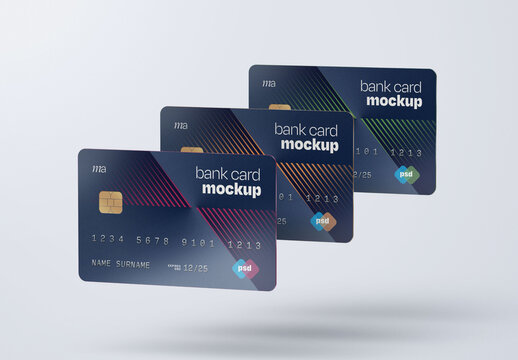 Debit Bank Card Mockup