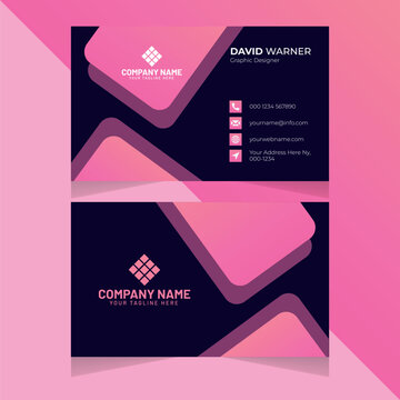 Creative Business Card Design Free Template.