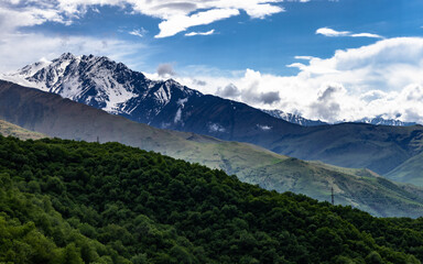 landscape in the mountains Ossetia