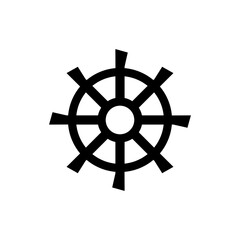 Obraz premium Water turbine spin power logo design
