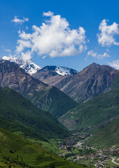 Obraz premium landscape in the mountains Ossetia