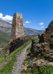 Towers in the mountains