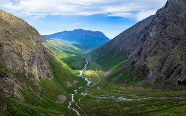 Obraz premium landscape in the mountains Ossetia