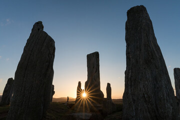 Standing stones at sunrise