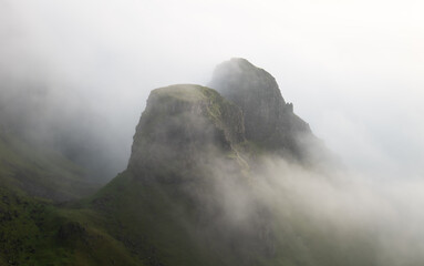 fog in the mountains
