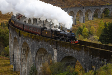 Obraz premium harry potter train