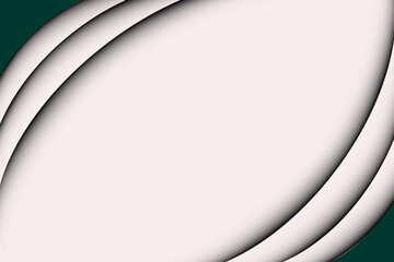 Fototapeta premium Dark blue curves on white paper background with space for text background design, overlapping layers concept