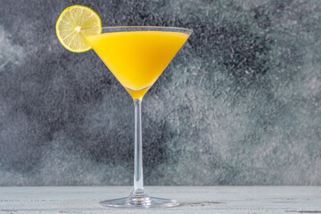 Frozen Mango Martini cocktail