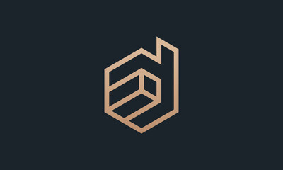 Fototapeta premium Letter D Logo Template