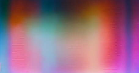 Abstract blurred grainy rainbow gradient desktop created with generative AI technology