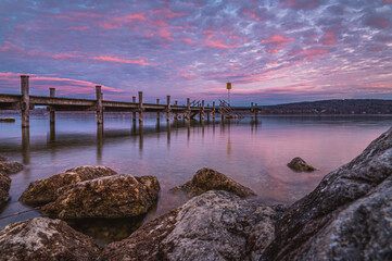 Breathtaking moment at Starnberger See, Bayern,
Germany 
