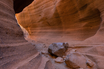 Red canyon in europe