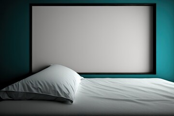 Advertising banner for your advertisement on the topic: Furniture theme.- Bed. generative ai.
