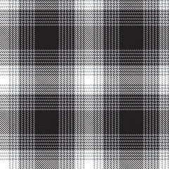 Monochrome Ombre Plaid textured Seamless Pattern © Siu-Hong Mok