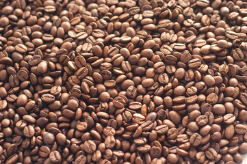 Fototapeta premium Coffee beans background