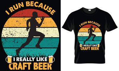 Craft beer Typography T-Shirt Vector Design