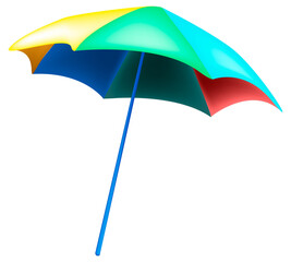 Beach Umbrella, Parasol or Sunshade for Summertime.
