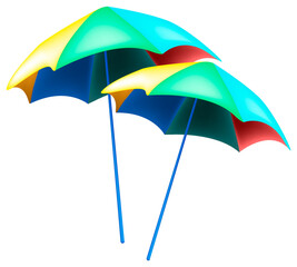 Beach Umbrella, Parasol or Sunshade for Summertime.