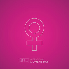 International Women's Day 8 March Social Media Post