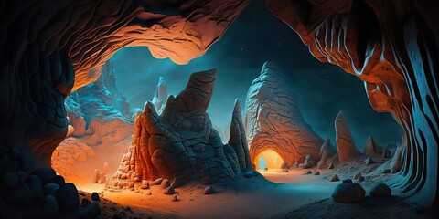 Alien Planet Landscape 