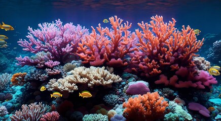 Fototapeta na wymiar Underwater paradise: Tropical coral reef [AI Generated]