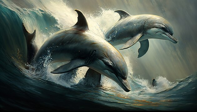 dolphin in the sea