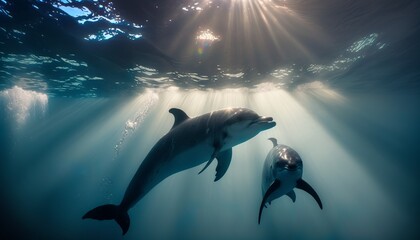 dolphin in the sea