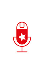 mic icon set vector