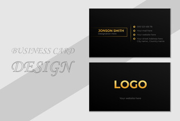 
 creative business card template. Modern Business Card - Creative and Clean Business Card Template. 
luxury clean business card.