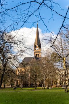 Lutheran church in the park