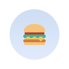 Hamburger icon, Flat vector illustration for web and mobile interface, EPS 10