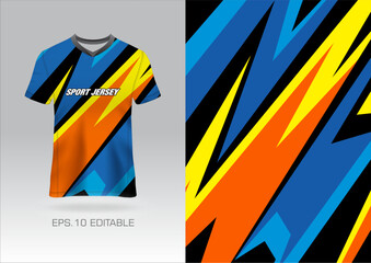 Tshirt sports abstrac texture footbal design for racing soccer gaming motocross gaming cycling