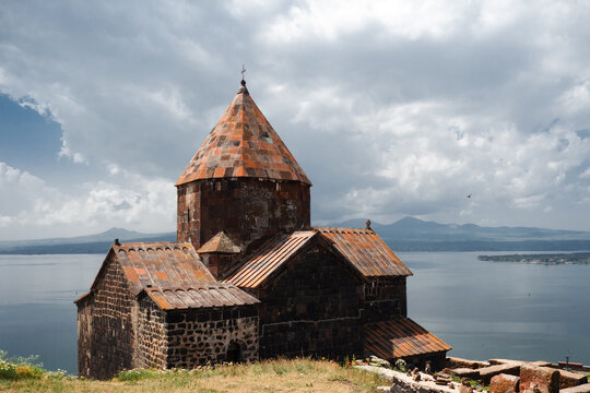 Sevanavank , a monastery on the northwestern shore of Lake Sevan, Geharkunik Province, Armenia