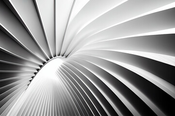 Abstract Parabolic White Background