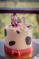 cake with candles