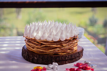 cake with candles