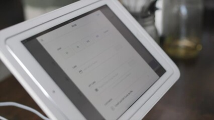 Card reader coffee shop