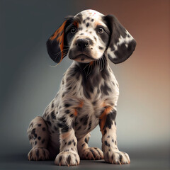 Puppy American Leopard Hound - Generative AI