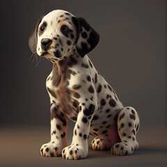 Puppy Cathoula Leopard Dog - Generative AI