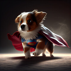 Puppy Super Hero - Generative AI
