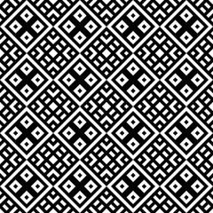 Tribe motif. Ethnic wallpaper. Ancient mosaic. Ethnical folk image. Tribal ornament. Embroidery background. Digital paper, web design, textile print, backdrop. Seamless abstract art. Vector artwork.