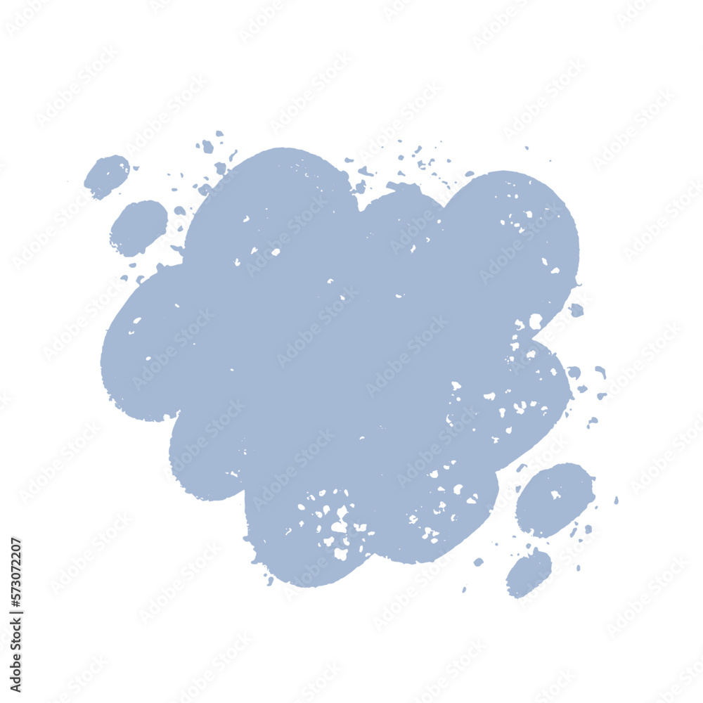 Poster hand drawn textured speech bubble background. cloud shape backdrop. call out shape for messages, ban