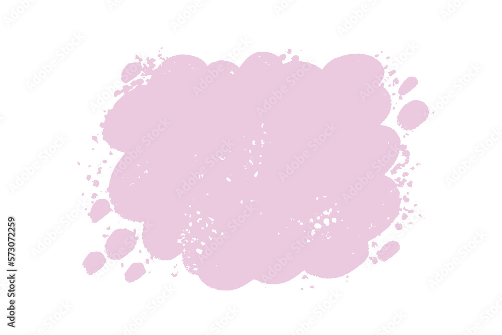 Poster hand drawn textured speech bubble background. cloud shape backdrop. call out shape for messages, ban