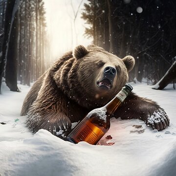 bear in a bad way give him a home with a hot coffee haha