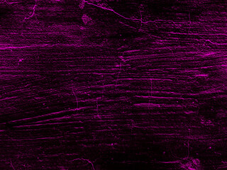 Dark pink, colorful, abstract grainy texture of an old cracked wall. Gradient background. 4k wallpaper with toned texture. Place for text for designer. Wide panoramic banner