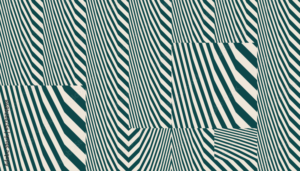 Poster abstract geometric vector pattern background with transition effect