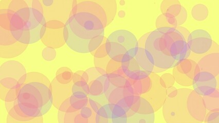 Pretty Yellow Background Pink Lavender Orange Gradient Circles Background